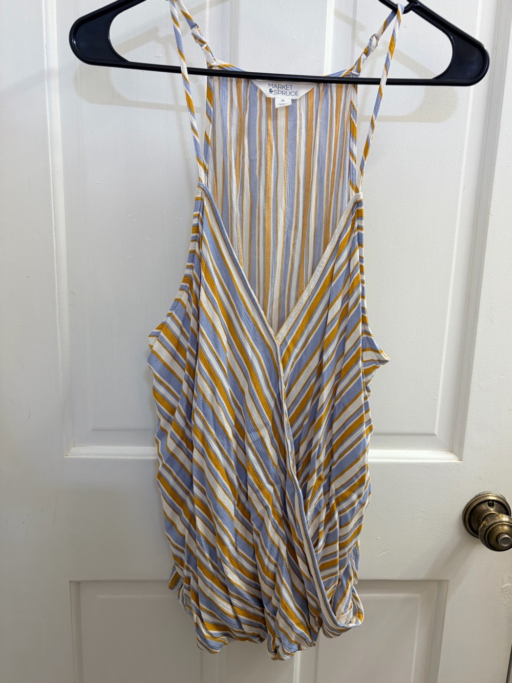 Market & Spruce Striped Sleeveless Top